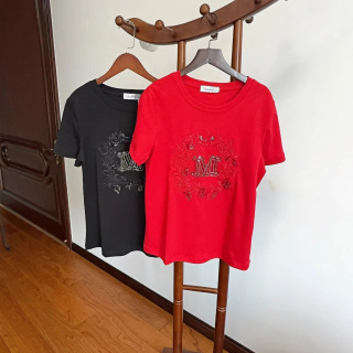 最大的夏季风格的25个新的时尚O-颈部的钻石刺绣T恤纯棉的短袖休闲散的所有匹配的外交风格的T恤时尚顶