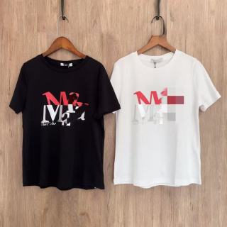 MAX 新夏高品质时尚品牌 宽松女款短袖印花T恤 休闲通用圆领字体T恤