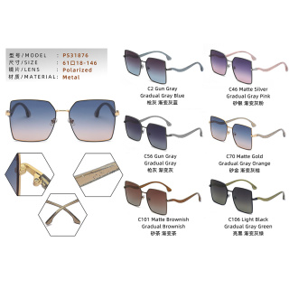 PS31876 厂家新款偏光太阳镜女士大框显瘦眼镜开车防紫外线遮阳镜
