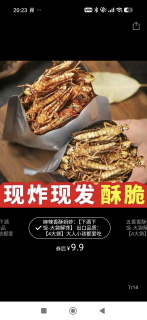 太便宜】山东特产新鲜油炸蚂蚱五香即食香辣油炸蝗虫膳补下酒神器