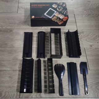 创意厨房用具饭团模具寿司DIY十件套厨房小工具寿司套装寿司模型