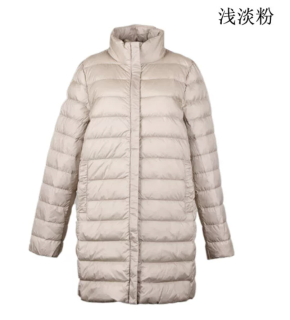 G意大利轻奢品牌 中长款90绒羽绒服立领保暖 W2625D冬装女装