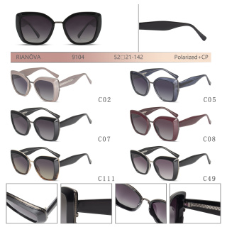 2026新款太阳镜CP插针腿高级感时尚偏光镜外贸网红墨镜防晒9104