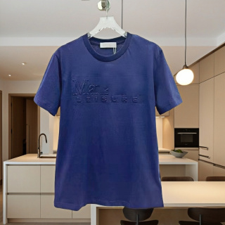 最大的夏天的25个新的妇女的休闲全匹配O-颈部的纯棉的短袖字母T恤一半顶套